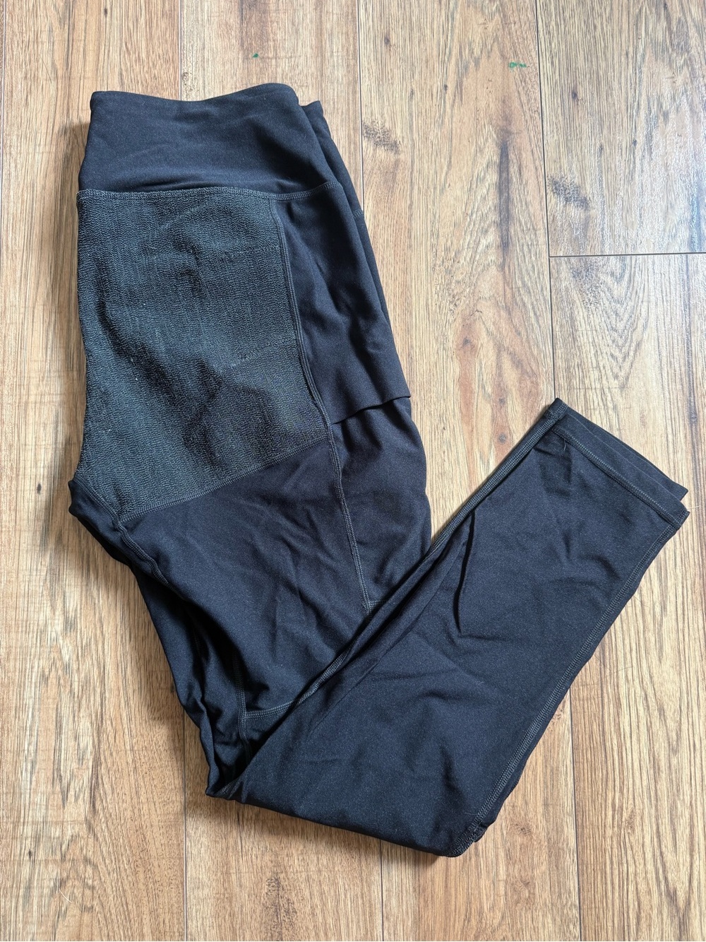 Fjallraven Black High-Waist Leggings